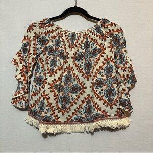 NWT Hayden Girls boho top - size 11/12